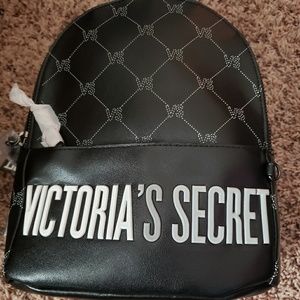 Victoria's Secret Mini Backpack black NEW W TAGS